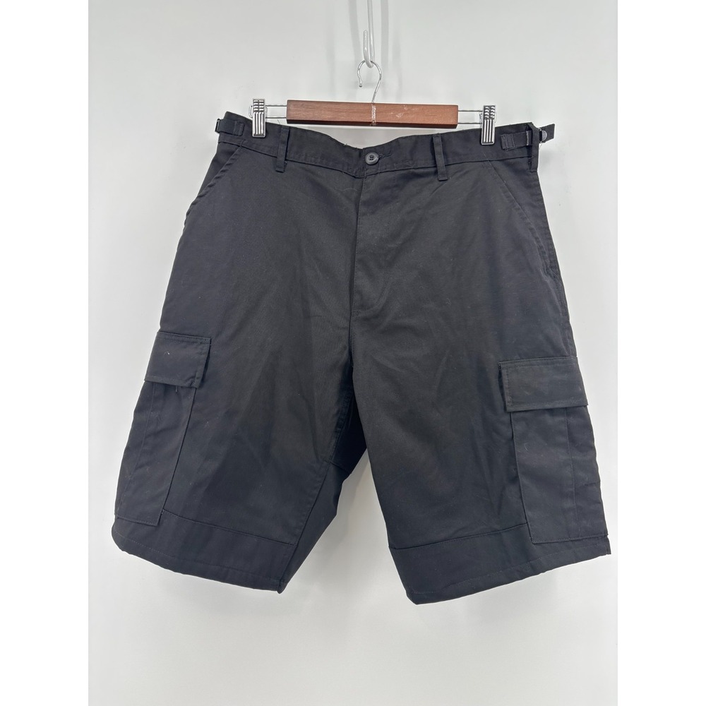 Rothco BDU Cargo Shorts Mens Black Utility Pockets Medium 1227-0429-KP-0704